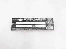 TYPENSCHILD FÜR HARLEY