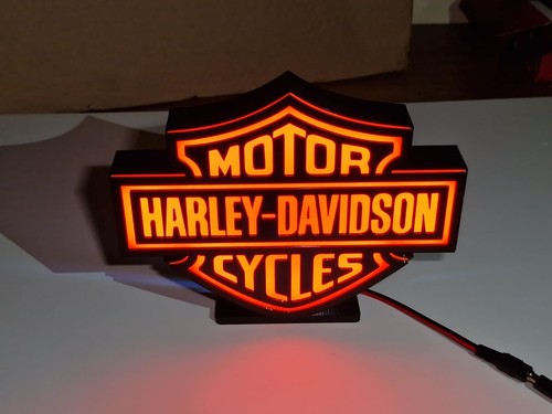 Harley davidson sign - sign, led