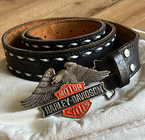 Harley davidson ledergürtel - harley-davidson,